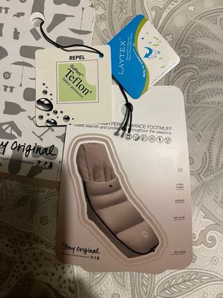 Saco Bugaboo gris , 2 tapas (invierno y primavera)