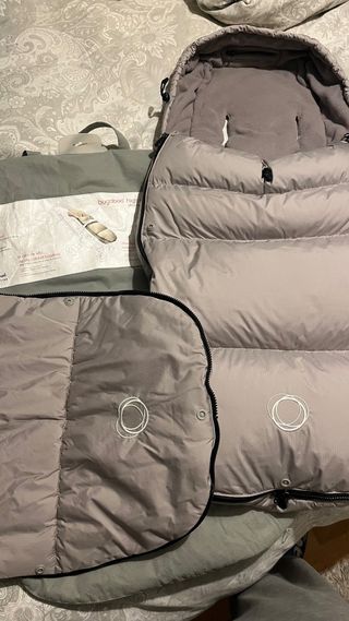 Saco Bugaboo gris , 2 tapas (invierno y primavera)