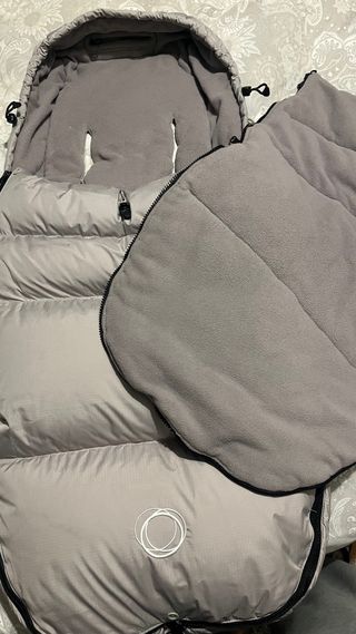 Saco Bugaboo gris , 2 tapas (invierno y primavera)