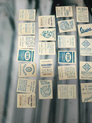 Lote Cromos Vintage Tómbola Diocesana