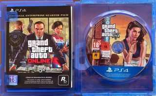 PS4 + Mando Rojo + Cascos Razer + GTA V y BO3