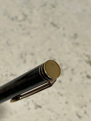 Penna Waterman verde marmo oro