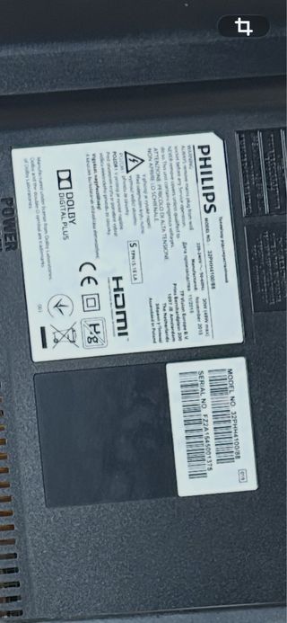 Televisor Philips Negro