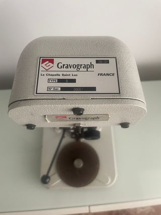 Máquina Grabadora interior anillos orfebrería