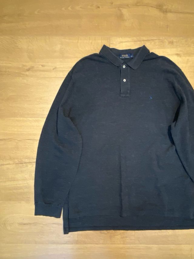 Polo Ralph Lauren Manga Larga Negro XXL