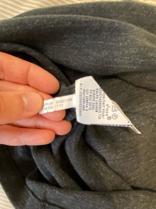 Polo Ralph Lauren Manga Larga Negro XXL