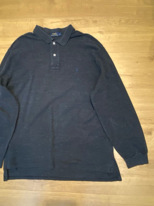 Polo Ralph Lauren Manga Larga Negro XXL