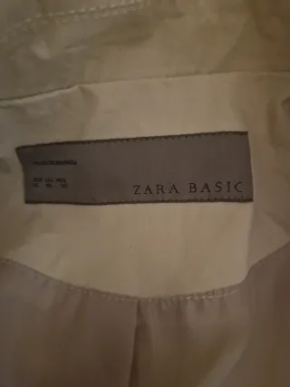 Gabardina Zara Mujer Beige.