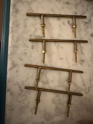 4 Tiradores dorados Zara Home
