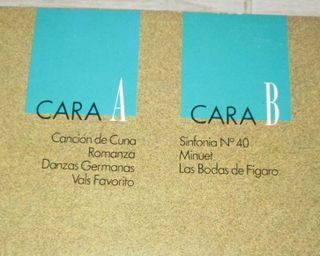LP Mozart Sinfonia N°40 Las Bodas de Figaro