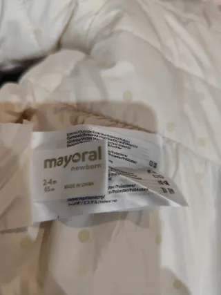 Chaquetón reversible Mayoral 2-4 meses