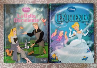 2 Libros Disney. La Cenicienta Y La Bella Durmient