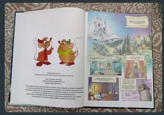 2 Libros Disney. La Cenicienta Y La Bella Durmient