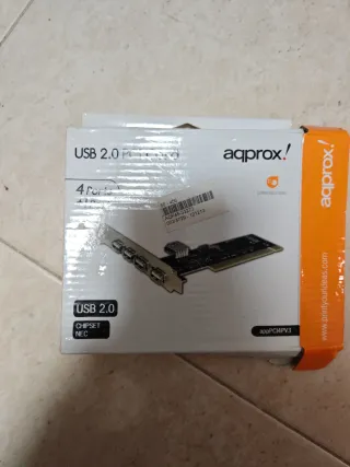 Tarjeta PCI USB 2.0 Aqprox 4 Puertos