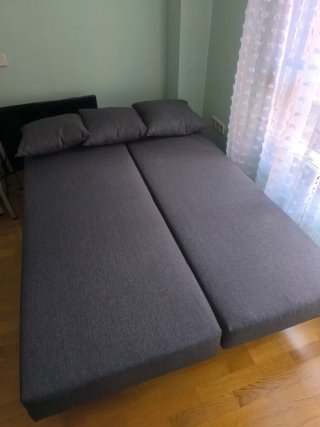 Sofá Cama IKEA ÄLVDALEN Gris