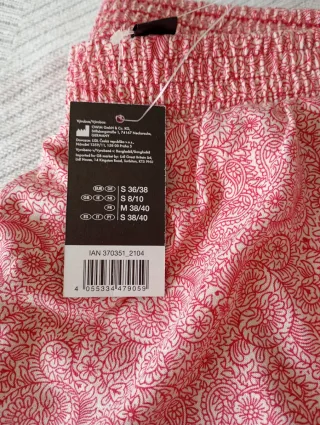 Pantalón Verano Estampado Esmara Talla S