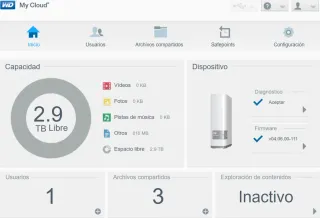 Disco duro NAS WD My Cloud 3TB