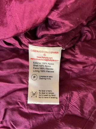 Vestido morado Káhyra con bordado y pedrería