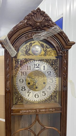 Reloj de pie clásico madera maciza péndulo