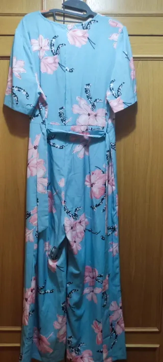 Mono floral ceremonia azul y rosa