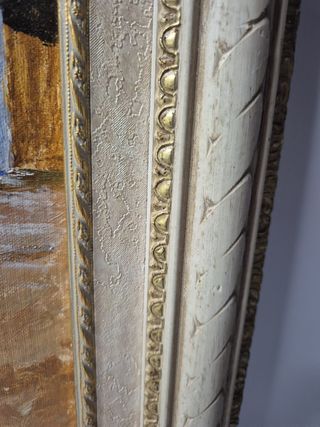 Cuadro Mediterráneo Barco y Paisaje