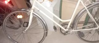 Bicicleta vintage blanca