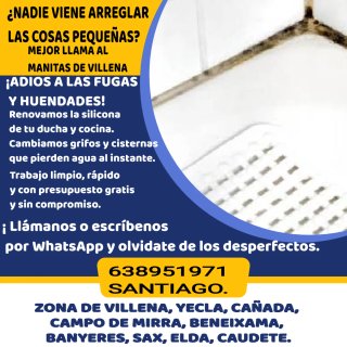 Servicio de manitas del hogar en Villena.