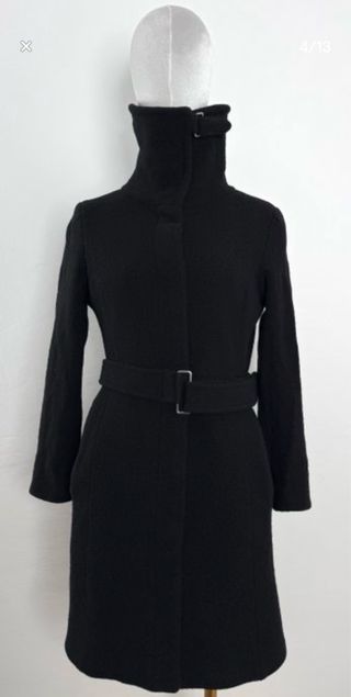 Cappotto Max Mara in Lana 100% Nero