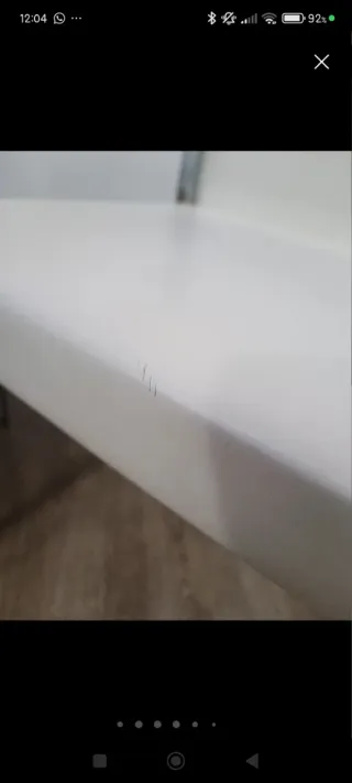 Sillas 4 Blancas piel real