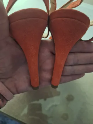 Zapatos de piel 39 color coral