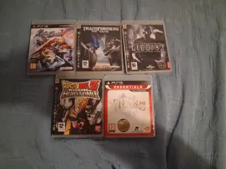 Lote 5 Juegos PS3: Soulcalibur V, Transformers, Ri