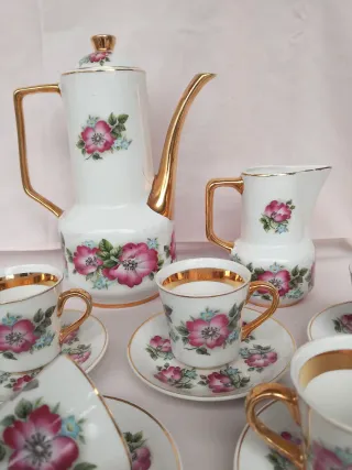 Juego de café antiguo