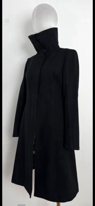 Cappotto lungo nero Max Mara