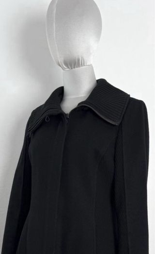 Cappotto lungo nero Max Mara