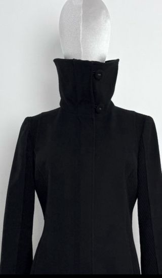 Cappotto lungo nero Max Mara