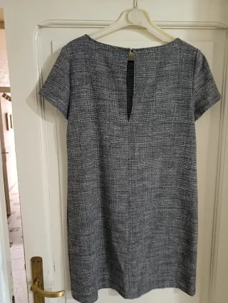 Vestito Zara fantasia grigio