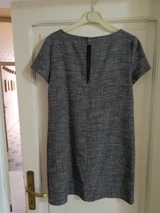 Vestito Zara fantasia grigio