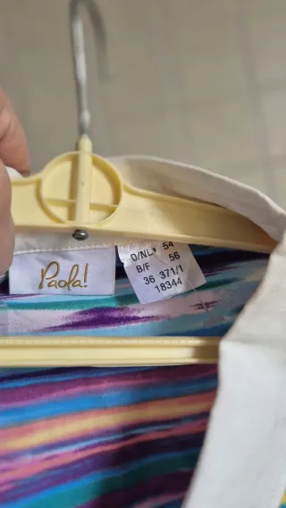 Camicia a righe multicolor