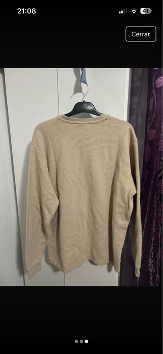 Jersey hombre beige