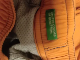 Pantaloni da neve Benetton arancioni