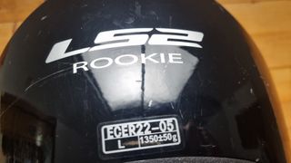 Casco Moto LS2 Rookie Talla L Negro