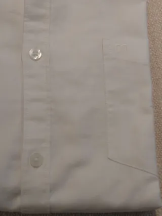 Camisa MILANO Blanca Talla XL Regular Fit