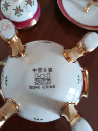 Set 2 Tazzine Cinesi con Zuccheriera