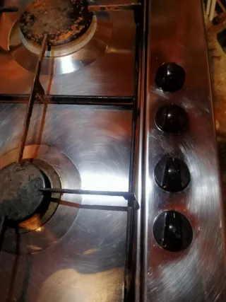 Placa de gas butano acero inoxidable