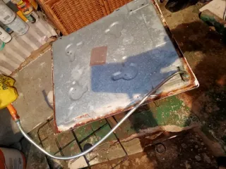 Placa de gas butano acero inoxidable