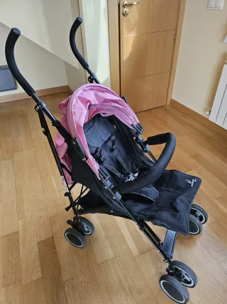 Carro de paseo Minnie rosa y negro