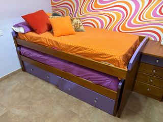 Cama nido infantil con cajones