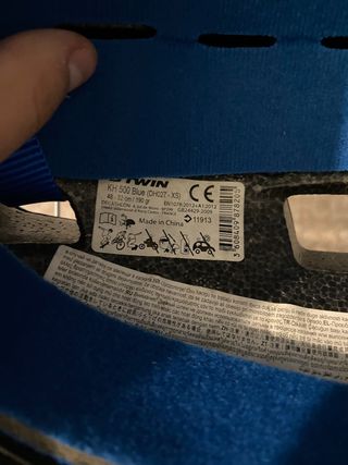 Casco Btwin Azul Niño