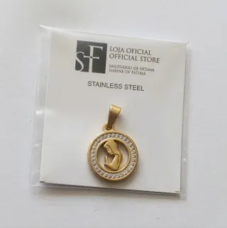 Medalla Virgen Fátima Acero SF -Bendecida