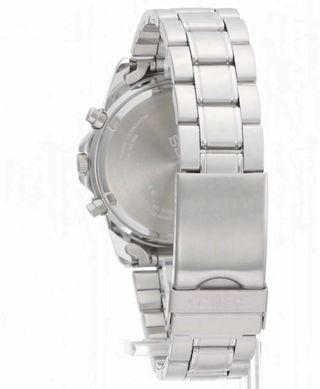 Seiko Chronograph Negro/Plata Hombre